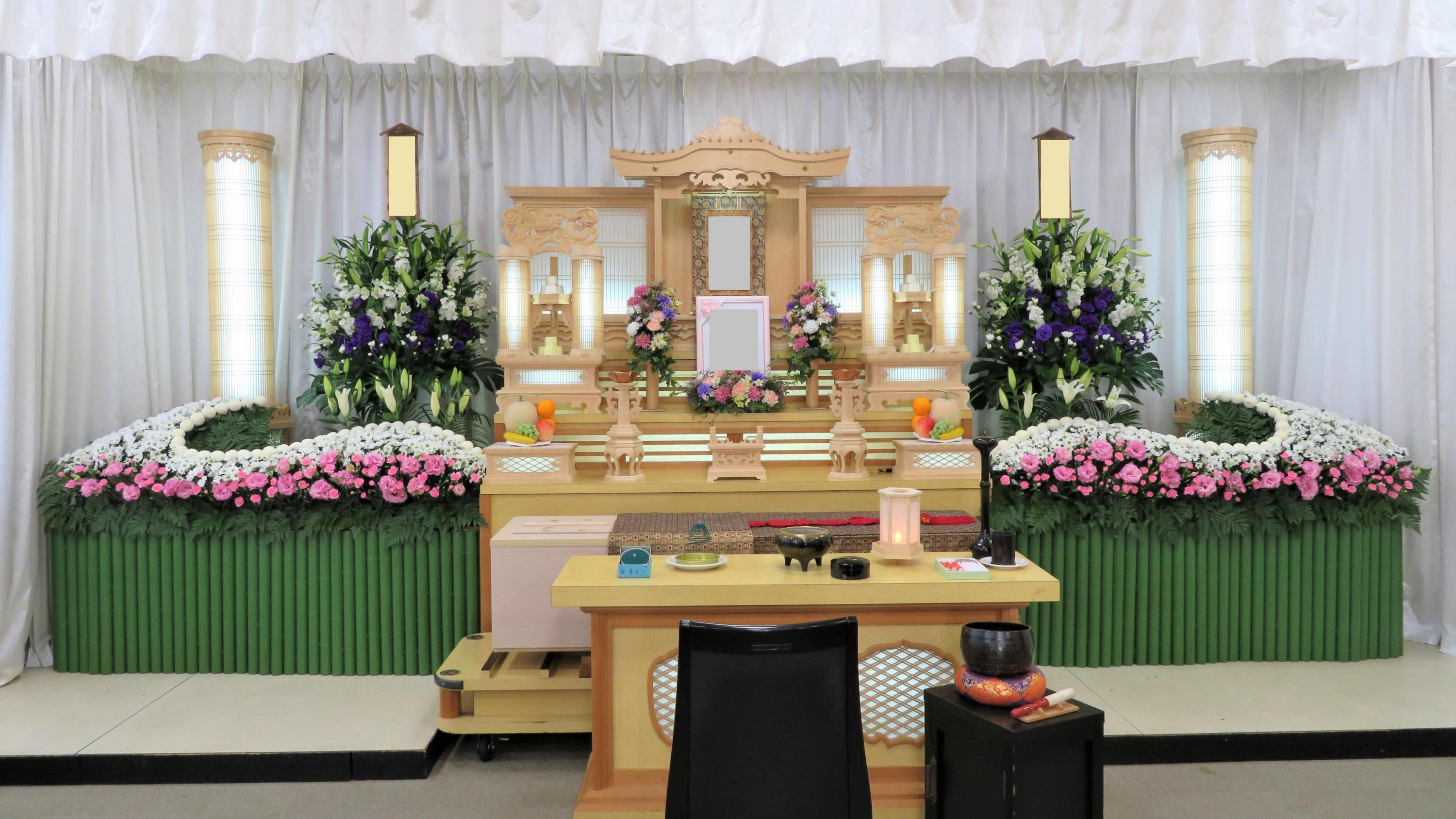 茨木市立斎場 祭壇