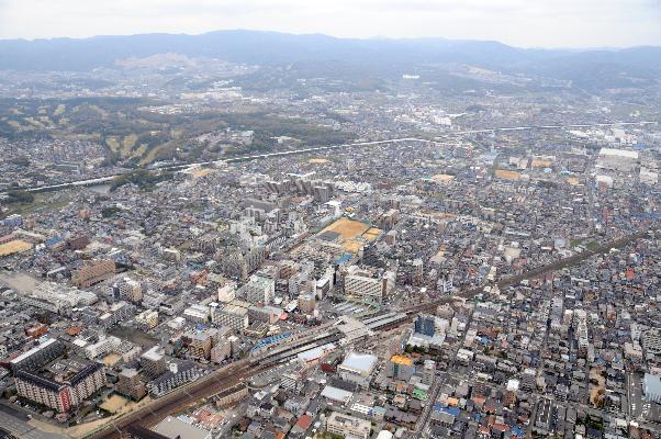 茨木市の空撮写真